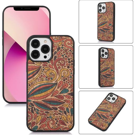 Mobigear Cork Coque iPhone 14 Plus Coque arrière en TPU Souple - Model 3
