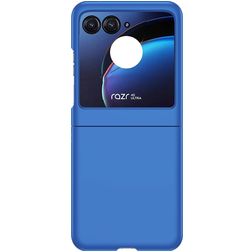 Mobigear Colors Motorola Razr 40 Ultra Plastique rigide Coque arrière - Bleu foncé