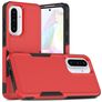 Mobigear Heavy Armor Coque Samsung Galaxy A36 Coque arrière Rigide Anti-Chocs - Rouge