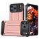 Mobigear Outdoor Coque iPhone 17 Pro Coque arrière Rigide Anti-Chocs - Rose doré