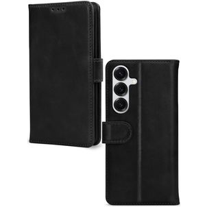 Mobilize Premium Gelly Housse Samsung Galaxy S25 Etui Porte-Monnaie - Noir