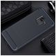 Mobigear Brushed Slim Coque Samsung Galaxy A8 (2018) Coque arrière en TPU Souple - Bleu Marin