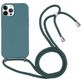 Mobigear Lanyard iPhone 16 Pro Coque avec cordon en Silicone - Vert