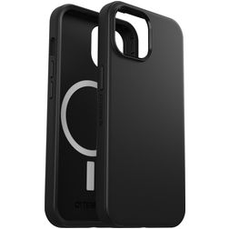 OtterBox Symmetry Plus Coque iPhone 15 MagSafe Coque arrière Rigide Anti-Chocs - Noir