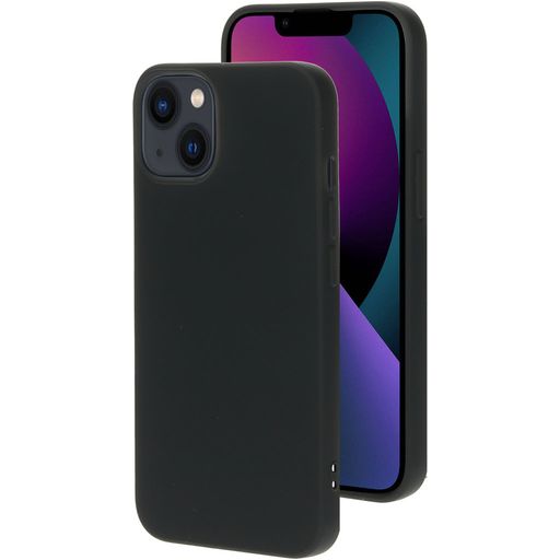 Mobiparts Coque iPhone 13 Coque arrière en Silicone - Noir