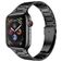 Mobigear Lissabon Bracelet Acier pour Apple Watch Fermeture boucle déployante - 49/46/45/44 mm - Noir