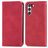Mobigear Retro Slim Samsung Galaxy S21 FE Étui Portefeuille - Rouge