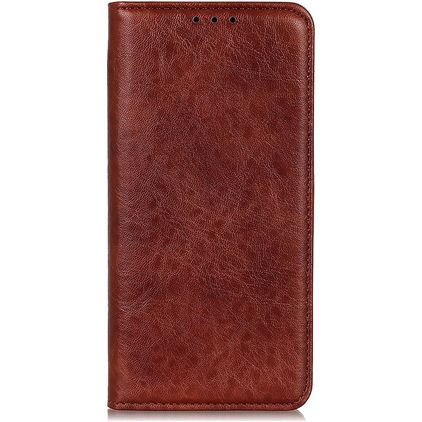 Mobigear Classic Elegance Housse Realme X50 Etui Porte-Monnaie - Marron