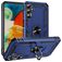 Mobigear Armor Ring Coque Samsung Galaxy A24 Coque arrière Rigide Anti-Chocs avec Anneau-Support - Bleu