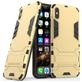 Mobigear Armor Stand Coque iPhone XS Max Coque arrière Rigide Anti-Chocs avec Support Amovible - Or
