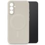 My Style Protective Flex Coque Samsung Galaxy A56 MagSafe Coque arrière en TPU Souple - Antique White
