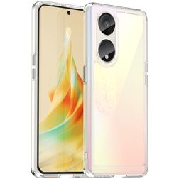 Mobigear Crystal Transparent OPPO Reno 8T 5G Plastique rigide Coque arrière - Transparent