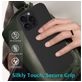 Mobigear Rubber Touch Coque iPhone 16 Pro Coque arrière en Silicone - Noir