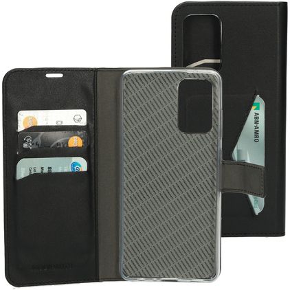 Mobiparts Classic Wallet Housse Samsung Galaxy A72 Etui Porte-Monnaie - Noir