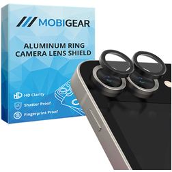 Mobigear Single Samsung Galaxy Z Flip 6 Verre trempé Protection Objectif Caméra - Compatible Coque - Noir