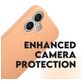 CARE by PanzerGlass Fashionable Coque iPhone 16 MagSafe Coque arrière en Silicone - Peachy