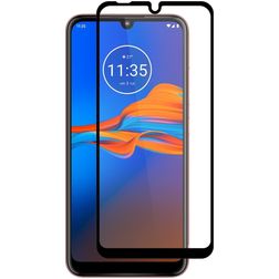 ENKAY Premium Motorola Moto E6 Plus Verre trempé Protection d'écran - Compatible coque - Noir
