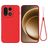 Mobigear Rubber Touch Coque OnePlus 15 Coque arrière en Silicone - Rouge