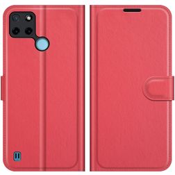 Mobigear Classic Housse Realme C21Y Etui Porte-Monnaie - Rouge
