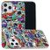 Mobigear Design Coque iPhone 12 Coque arrière en TPU Souple - Graffiti