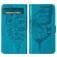 Mobigear Butterfly Google Pixel 7a Étui Portefeuille - Bleu