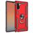 Mobigear Armor Ring Coque Samsung Galaxy Note 10 Coque arrière Rigide Anti-Chocs avec Anneau-Support - Rouge