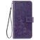 Mobigear Clover Samsung Galaxy A21s Étui Portefeuille - Violet