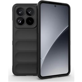 Mobigear Bumpy Coque Xiaomi 15 Pro Coque arrière en TPU Souple - Noir