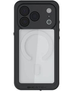 Ghostek Nautical Slim Coque Transparente iPhone 17 Pro Max MagSafe Coque arrière Imperméable Rigide Anti-Chocs - Transparent