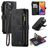 Caseme C30 Housse iPhone 14 Pro Etui Porte-Monnaie - Noir