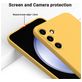 Mobigear Colors Coque Samsung Galaxy A55 Coque arrière en Silicone - Jaune
