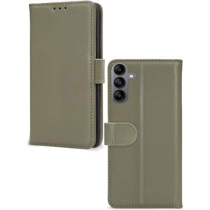 Mobilize Premium Gelly Wallet Housse Samsung Galaxy A04s Etui Porte-Monnaie - Vert
