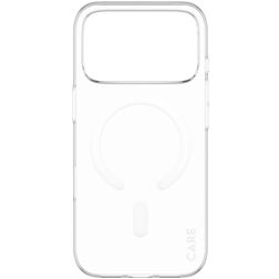 CARE by PanzerGlass SL1M Coque Transparente iPhone 17 Pro MagSafe Coque arrière Rigide Extra-fin - Transparent