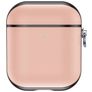 Valenta Snap Coque Apple AirPods 1 Coque en Cuir Véritable - Rose