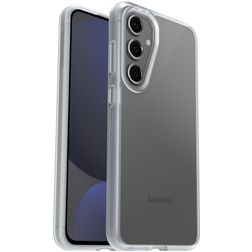 Otterbox React Coque Transparente Samsung Galaxy S24 FE Coque arrière Rigide Anti-Chocs - Transparent