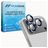 Mobigear Single Lens iPhone Duo Verre trempé Protection objectif caméra - Compatible coque - Deep Blue