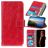 Mobigear Basic Housse Motorola Moto E22 Etui Porte-Monnaie - Rouge
