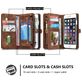 Caseme 008 Housse iPhone 6s Etui avec Coque Détachable Porte-Monnaie - Marron