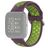 Mobigear Sport Plus Buckle Bracelet Silicone Fitbit Versa 2 Fermeture boucle ardillon - Vert / Violet