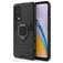 Mobigear Armor Ring Coque OnePlus Nord 2 Coque arrière Rigide Anti-Chocs avec Anneau-Support - Noir