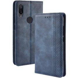 Mobigear Sensation Housse Xiaomi Redmi Note 7 Etui Porte-Monnaie - Bleu
