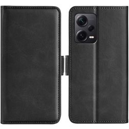 Mobigear Slim Magnet Housse Xiaomi Redmi Note 12 Pro Plus Etui Porte-Monnaie - Noir