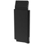 Valenta Cardprotector - Porte Cartes en en Aluminium - 5 Cartes - Compatible MagSafe - Noir
