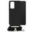 Mobilize Lanyard Gelly Samsung Galaxy A33 Coque avec cordon en TPU Souple - Noir