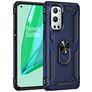 Mobigear Armor Ring Coque OnePlus 9 Pro Coque arrière Rigide Anti-Chocs avec Anneau-Support - Bleu