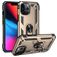 Mobigear Armor Ring Coque iPhone 14 Pro Max Coque arrière Rigide Anti-Chocs avec Anneau-Support - Or