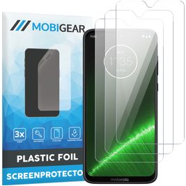 Mobigear Motorola Moto G7 Plus Protection d'écran Film - Compatible Coque (Lot de 3)