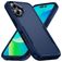 Mobigear Heavy Armor iPhone 16 Plastique rigide Coque arrière Antichoc - Bleu