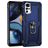 Mobigear Armor Ring Coque Motorola Moto G22 Coque arrière Rigide Anti-Chocs avec Anneau-Support - Bleu