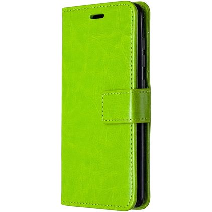 Mobigear Wallet Housse Samsung Galaxy A41 Etui Porte-Monnaie - Vert